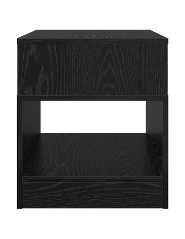 Tavolino Rovere Nero 40,5 x 40 x 45 cm Legno multistrato