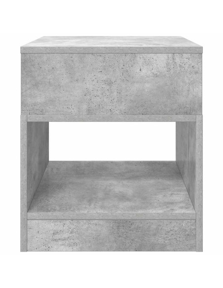 Tavolino Grigio cemento 40,5 x 40 x 45 cm Legno multistrato
