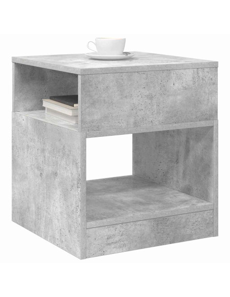 Tavolino 2 pcs Grigio cemento 40,5 x 40 x 45 cm