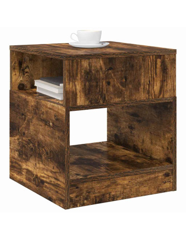 Tavolino Rovere fumé 40,5 x 40 x 45 cm Legno multistrato