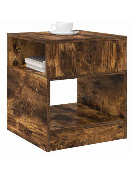 Tavolino Rovere fumé 40,5 x 40 x 45 cm Legno multistrato