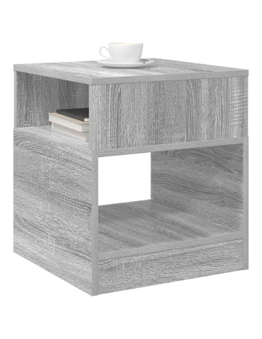 Tavolino Grigio Sonoma 40,5 x 40 x 45 cm Legno multistrato