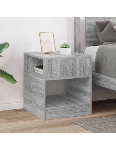 Tavolino Grigio Sonoma 40,5 x 40 x 45 cm Legno multistrato