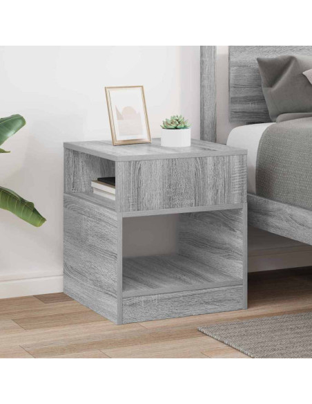 Tavolino Grigio Sonoma 40,5 x 40 x 45 cm Legno multistrato