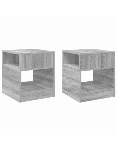 Tavolino 2 pcs Grigio Sonoma 40,5 x 40 x 45 cm 2