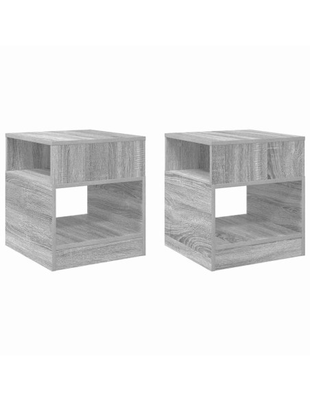 Tavolino 2 pcs Grigio Sonoma 40,5 x 40 x 45 cm