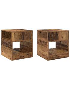 Tavolino 2 pcs Legno vecchio 40,5 x 40 x 45 cm 2