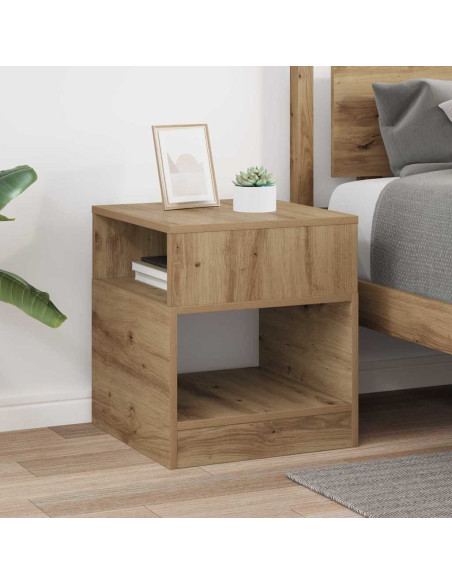 Tavolino Rovere artigianale 40,5 x 40 x 45 cm Legno multistrato