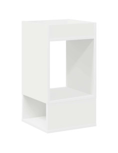 Tavolino Bianco 30 x 30 x 56 cm Legno multistrato 2