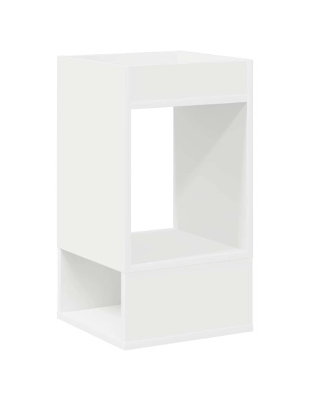 Tavolino Bianco 30 x 30 x 56 cm Legno multistrato