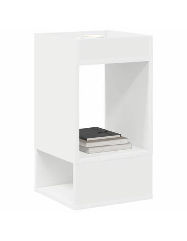 Tavolino Bianco 30 x 30 x 56 cm Legno multistrato