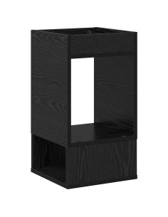 Tavolino Rovere Nero 30 x 30 x 56 cm Legno multistrato 2