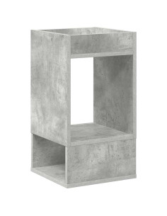 Tavolino Grigio cemento 30 x 30 x 56 cm Legno multistrato 2