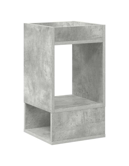 Tavolino 2 pcs Grigio cemento 30 x 30 x 56 cm Legno multistrato