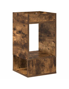 Tavolino Rovere fumé 30 x 30 x 56 cm Legno multistrato 2