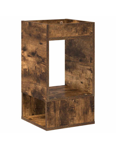 Tavolino Rovere fumé 30 x 30 x 56 cm Legno multistrato