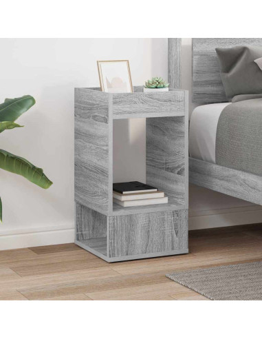 Tavolino Grigio Sonoma 30 x 30 x 56 cm Legno multistrato