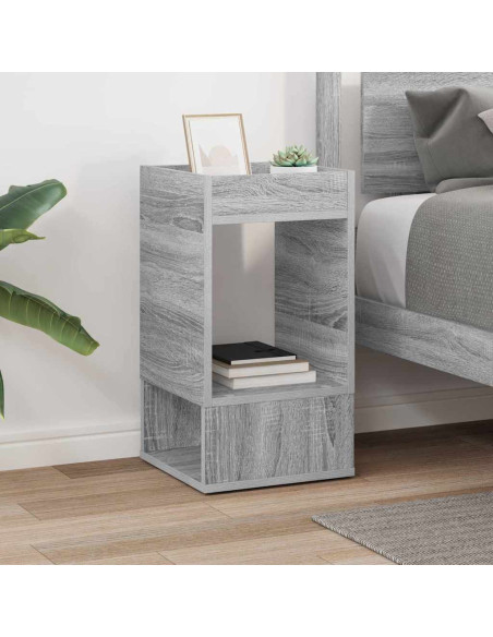 Tavolino Grigio Sonoma 30 x 30 x 56 cm Legno multistrato
