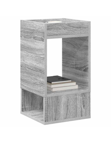 Tavolino 2 pcs Grigio Sonoma 30 x 30 x 56 cm Legno multistrato