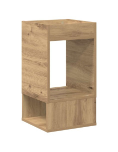 Tavolino Rovere artigianale 30 x 30 x 56 cm Legno multistrato 2