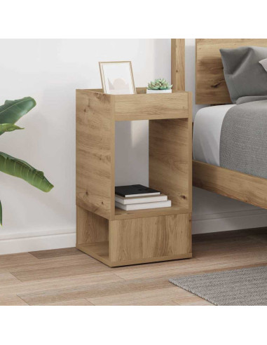 Tavolino Rovere artigianale 30 x 30 x 56 cm Legno multistrato