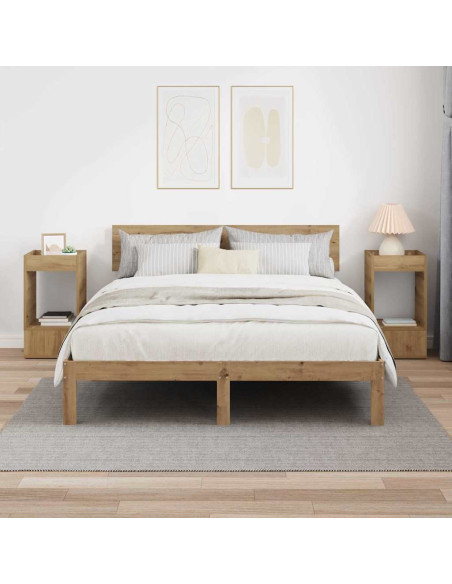 Tavolino 2 pcs Rovere artigianale 30 x 30 x 56 cm