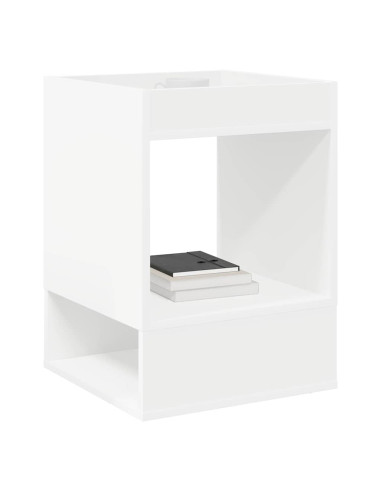 Tavolino Bianco 40 x 40 x 56 cm Legno multistrato