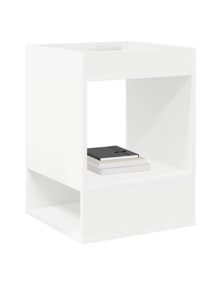 Tavolino Bianco 40 x 40 x 56 cm Legno multistrato