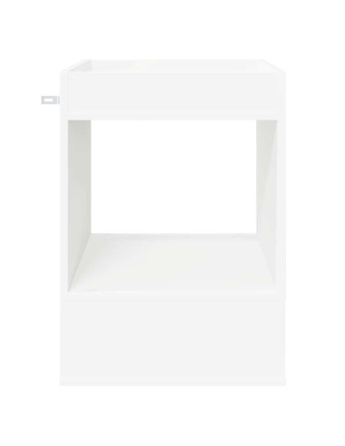 Tavolino Bianco 40 x 40 x 56 cm Legno multistrato