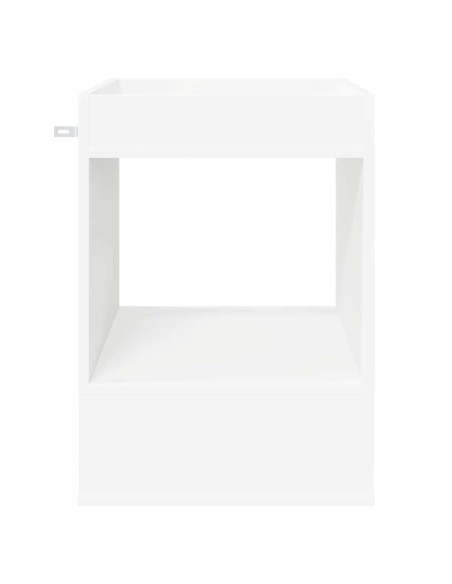 Tavolino Bianco 40 x 40 x 56 cm Legno multistrato