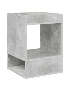 Tavolino Grigio cemento 40 x 40 x 56 cm Legno multistrato 2