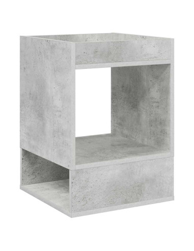 Tavolino 2 pcs Grigio cemento 40 x 40 x 56 cm Legno multistrato