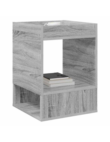 Tavolino Grigio Sonoma 40 x 40 x 56 cm Legno multistrato