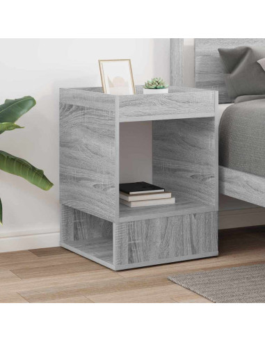 Tavolino Grigio Sonoma 40 x 40 x 56 cm Legno multistrato