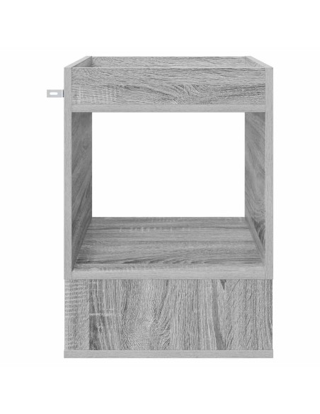 Tavolino Grigio Sonoma 40 x 40 x 56 cm Legno multistrato