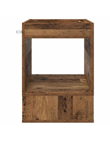 Tavolino Legno vecchio 40 x 40 x 56 cm Legno multistrato