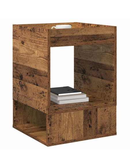 Tavolino 2 pcs Legno vecchio 40 x 40 x 56 cm Legno multistrato