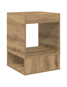 Tavolino Rovere artigianale 40 x 40 x 56 cm Legno multistrato 2