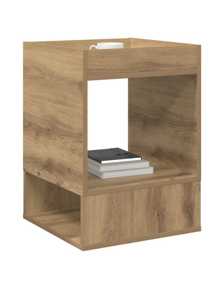 Tavolino Rovere artigianale 40 x 40 x 56 cm Legno multistrato