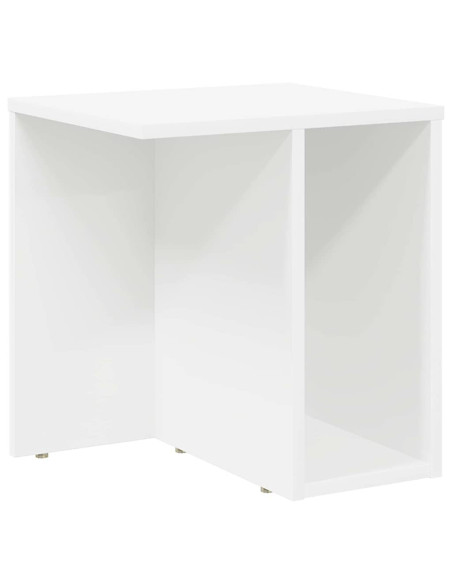 Tavolino 2 pcs Bianco 37 x 32 x 40 cm Legno multistrato