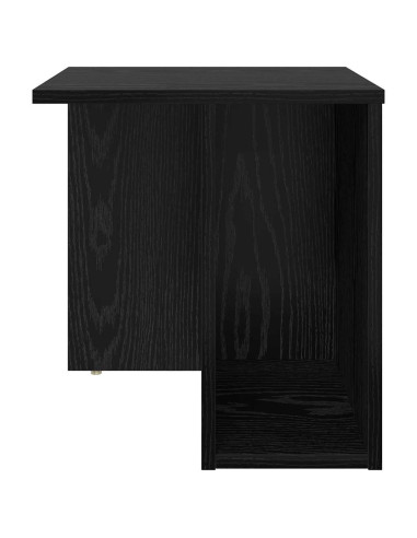 Tavolino Rovere Nero 37 x 32 x 40 cm Legno multistrato