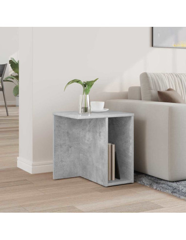 Tavolino Grigio cemento 37 x 32 x 40 cm Legno multistrato