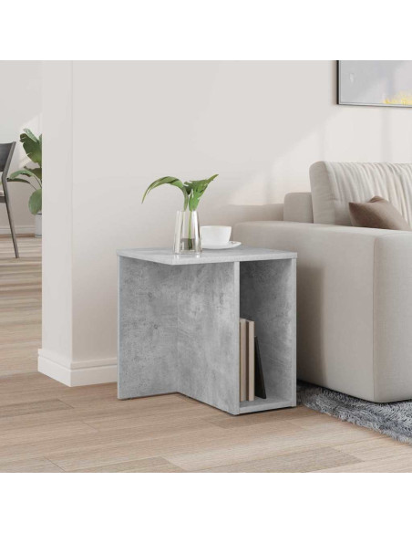 Tavolino Grigio cemento 37 x 32 x 40 cm Legno multistrato