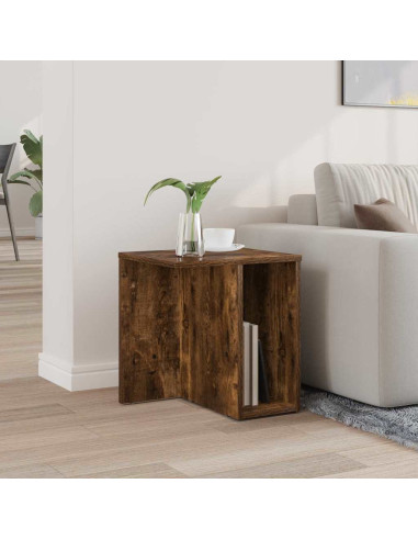 Tavolino Rovere fumé 37 x 32 x 40 cm Legno multistrato