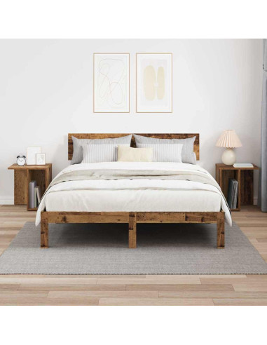 Tavolino 2 pcs Legno vecchio 37 x 32 x 40 cm Legno multistrato
