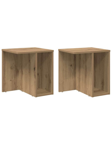 Tavolino 2 pcs Rovere artigianale 37 x 32 x 40 cm