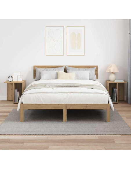 Tavolino 2 pcs Rovere artigianale 37 x 32 x 40 cm