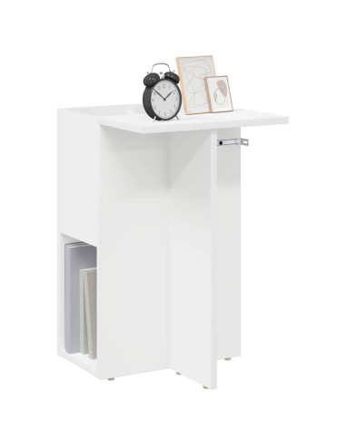 Tavolino Bianco 35 x 40 x 55 cm Legno multistrato
