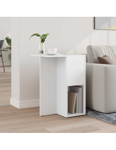 Tavolino Bianco 35 x 40 x 55 cm Legno multistrato