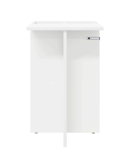 Tavolino Bianco 35 x 40 x 55 cm Legno multistrato